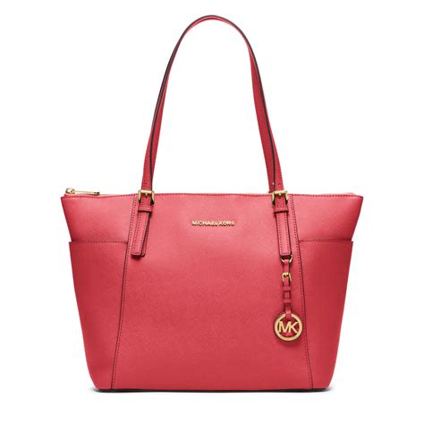 michael kors jet set travel large saffiano|michael kors saffiano large tote.